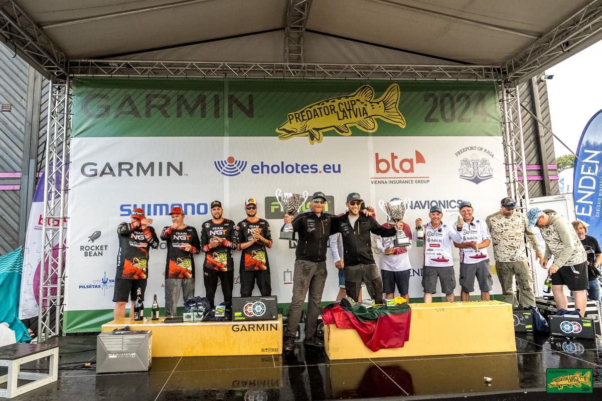 Garmin predator cup sacensību apbalvošana