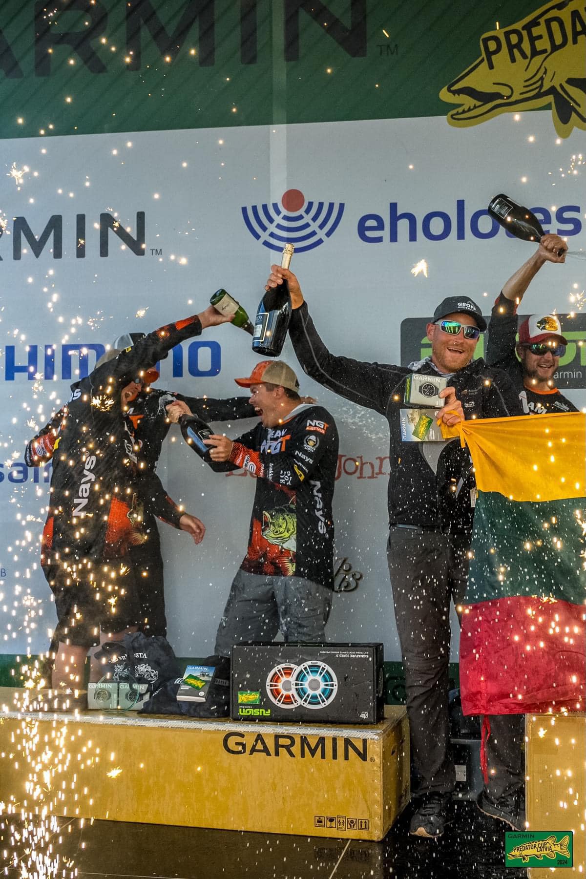 Garmin Predator Cup uzvarētaju abalvošana