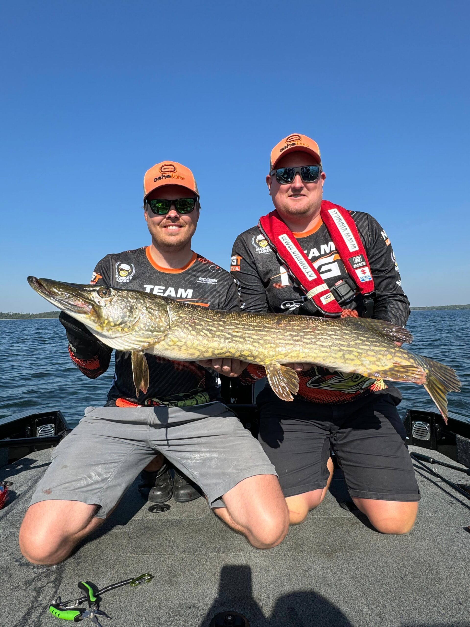 Great trophy pike at 111cm