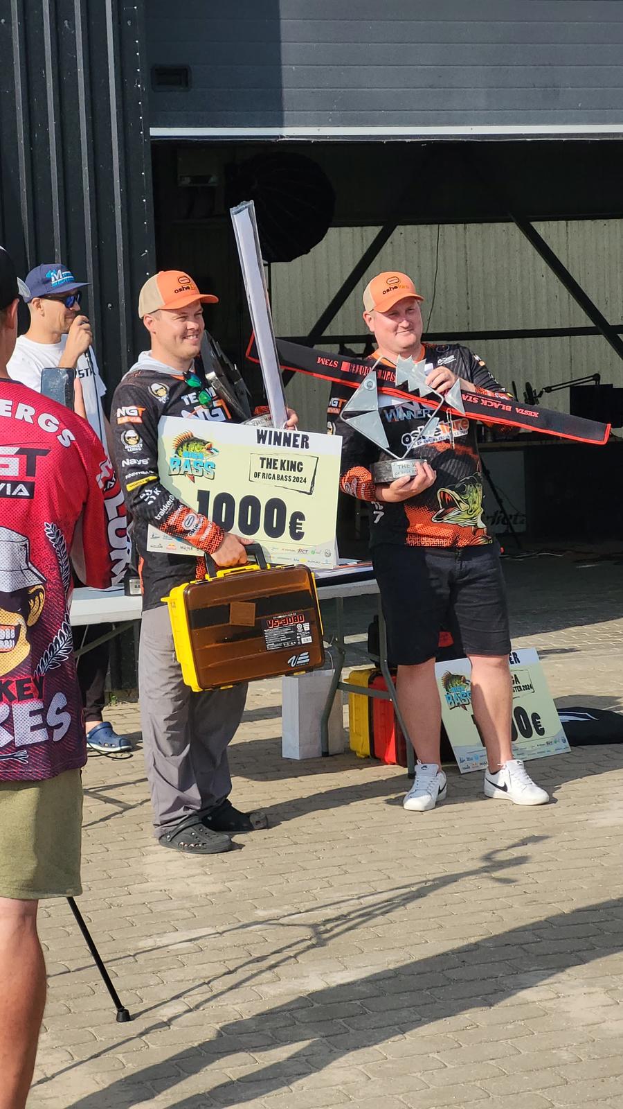 Asaru ķeršanas sacensību uzvarētaji 2024